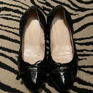 Prada black Flats